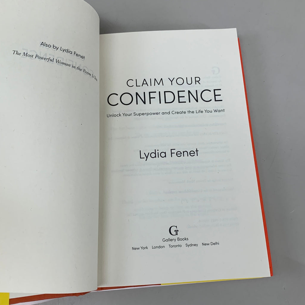 GALLERY BOOKS Lydia Fenel Claim Your Condisence 288 Pages