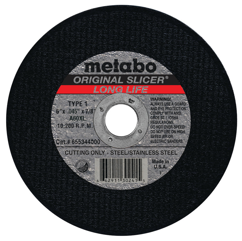 Metabo 655344000 6 In. x .045 Long Life Slicer