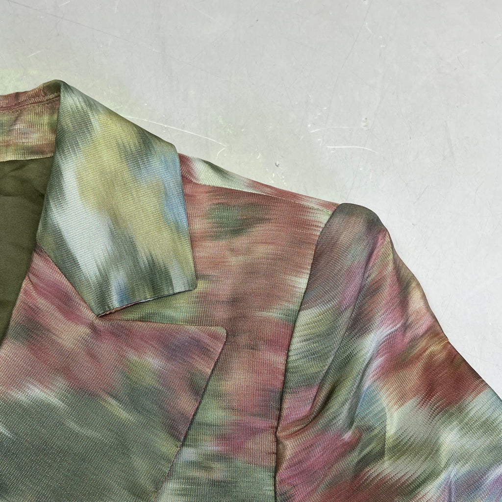 ARMANI COLLEZIONI Floral Print Blazer w/ Button Rose Women's Sz 4 (Pre-Owned)