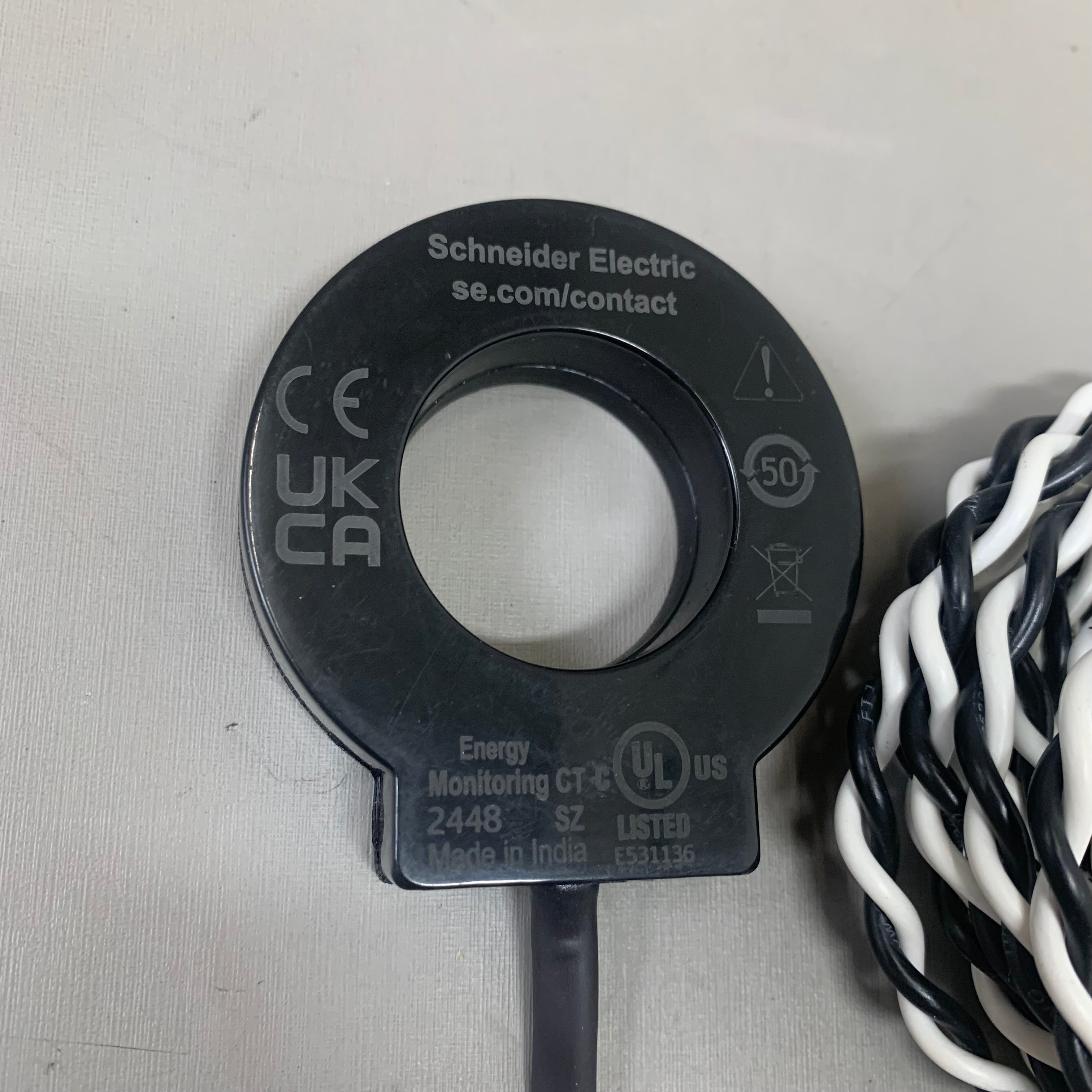 SCHNEIDER ELECTRIC Solid Core Current Transformer HDPM6000 METSEHDPM250A2T12
