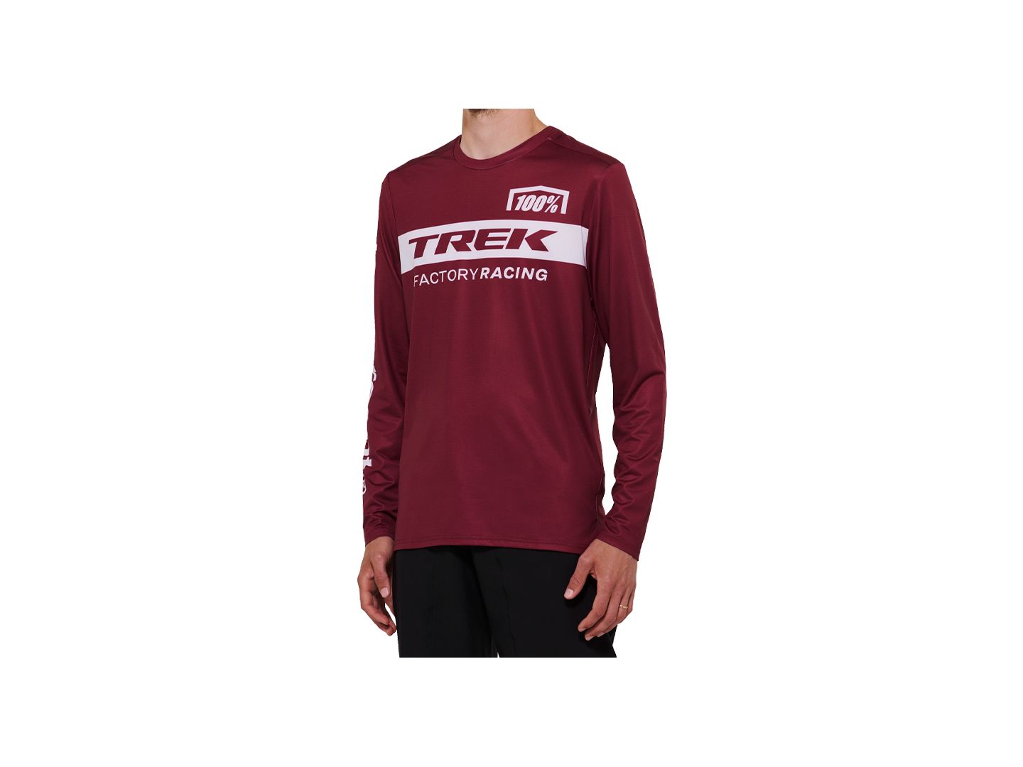 100 TFR Airmatic Long Sleeve X-Large Dark Red Jersey