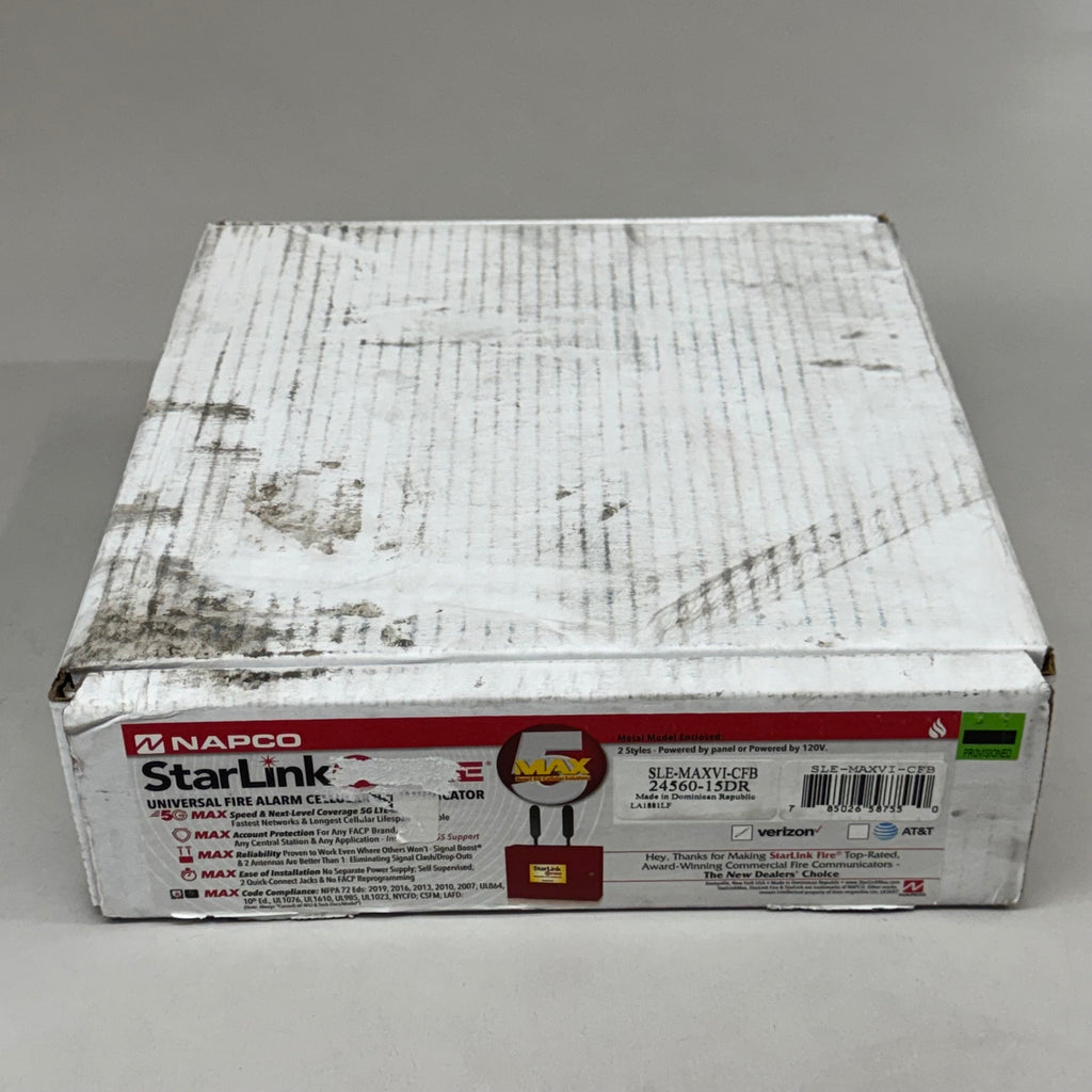 NAPCO Universal Alarm Cellular Communicator in Metal Box Verizon SLE-MAXVI-CFB
