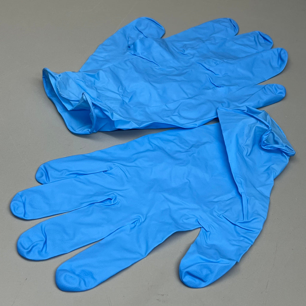 HOSPECO NPF (1,000 PACK) Nitrile Powder Free Exam Gloves Sz M Blue GL-N106FM