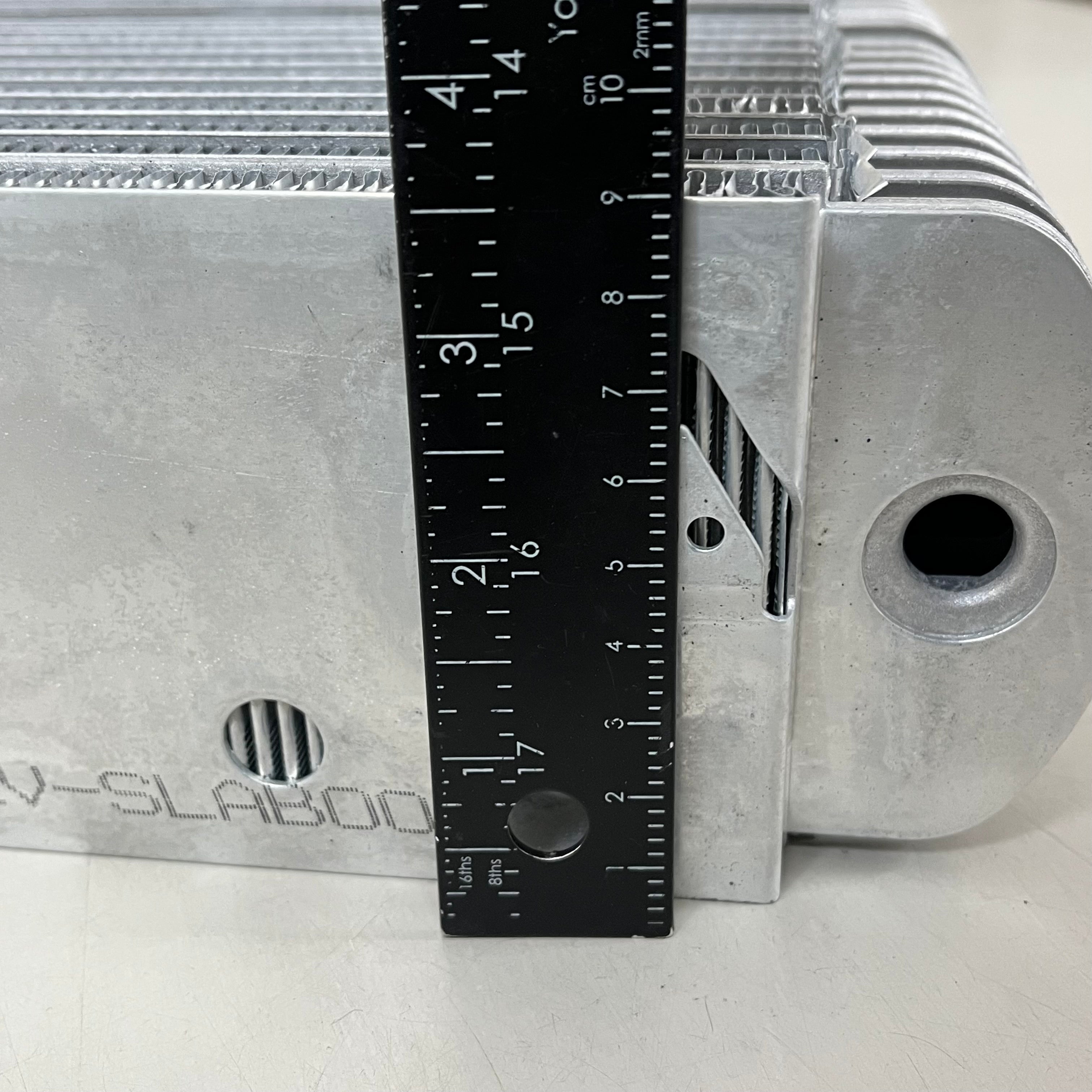 GLOBAL AIR A/C Evaporator Core 13.5" x 3 1/2" Silver EV-SLAB001