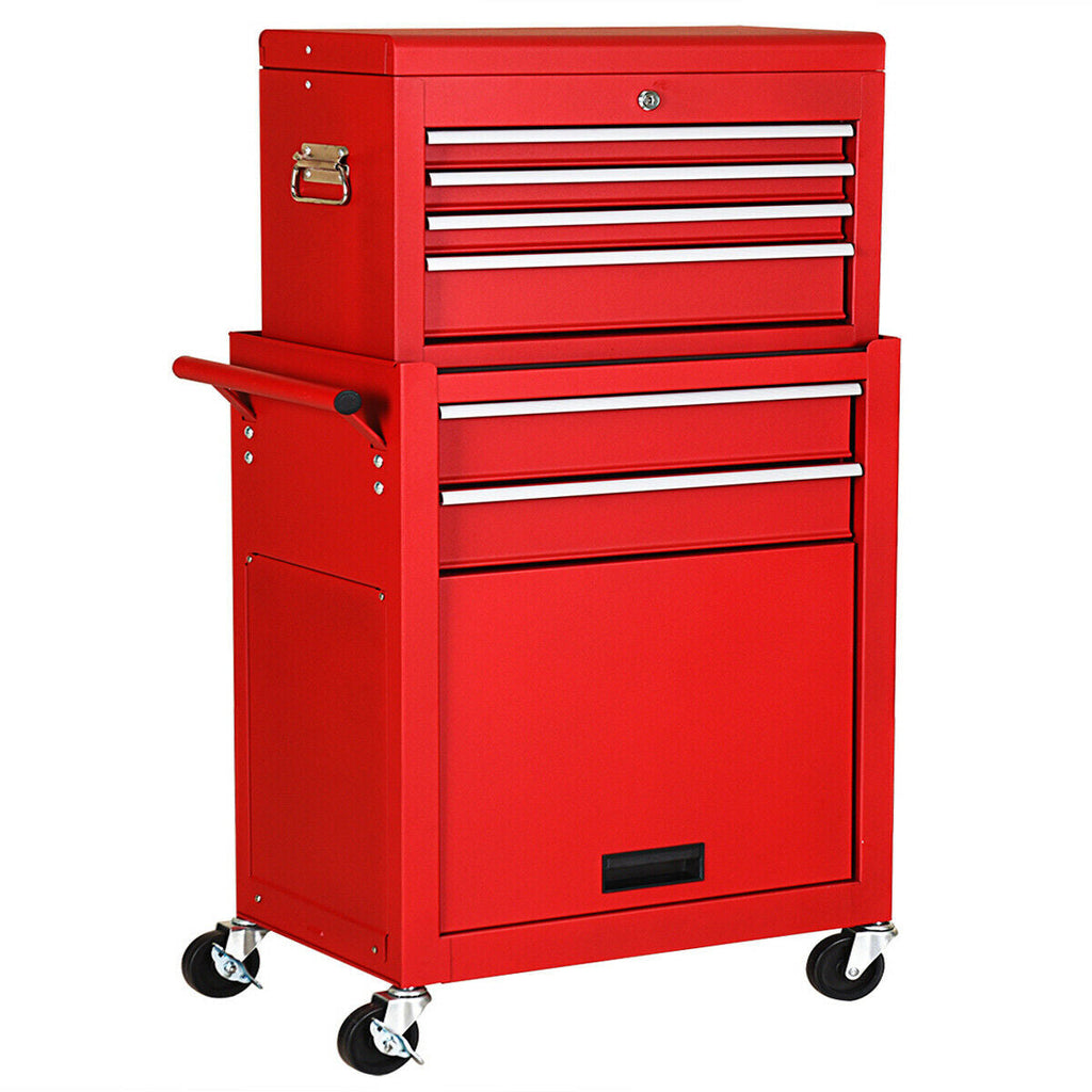 Rolling Cabinet Storage Chest Box Garage Toolbox