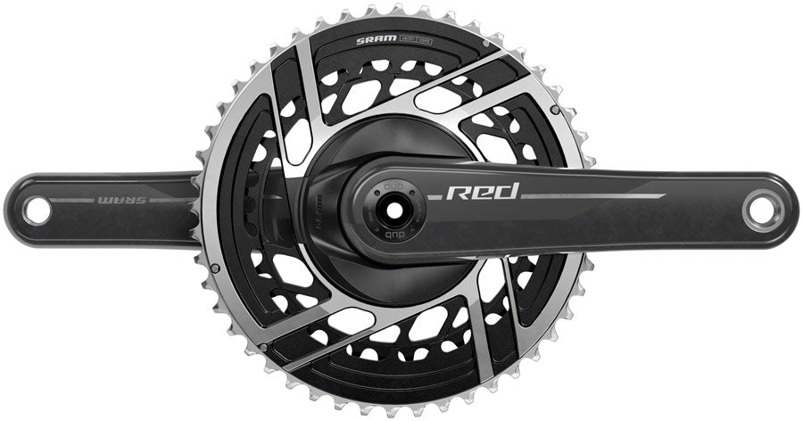 SRAM RED Crankset - 172.5mm 2x 12-Speed 48/35t 8-Bolt Direct Mount DUB Spindle Interface Natural Carbon E1