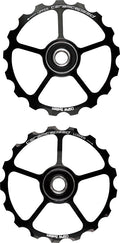 CeramicSpeed Oversized Pulley Wheels - 17 tooth Alloy Wheels Black