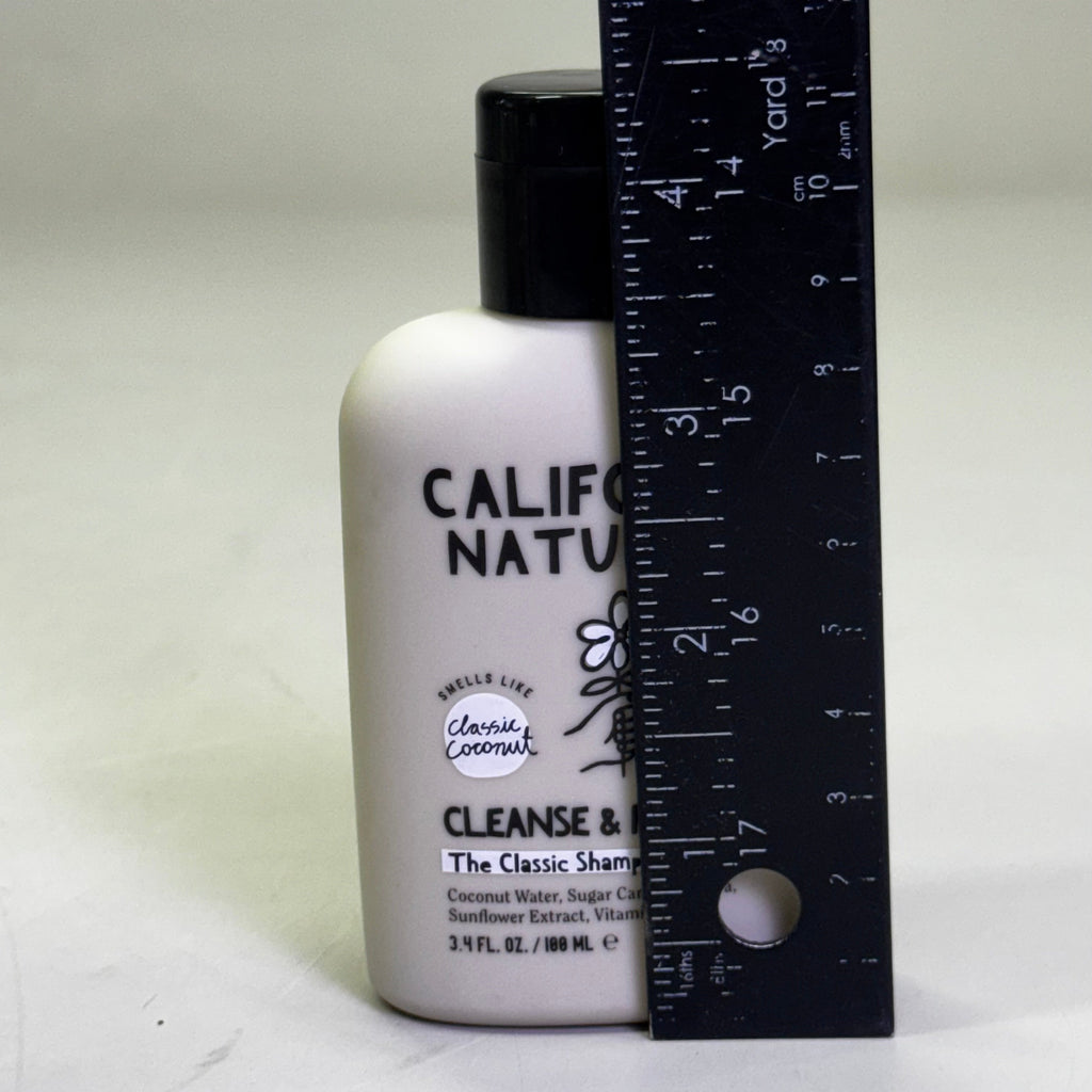 CALIFORNIA NATURALS (12 PACK) Cleanse & Restore The Classic Shampoo 3.4 Fl Oz Clear