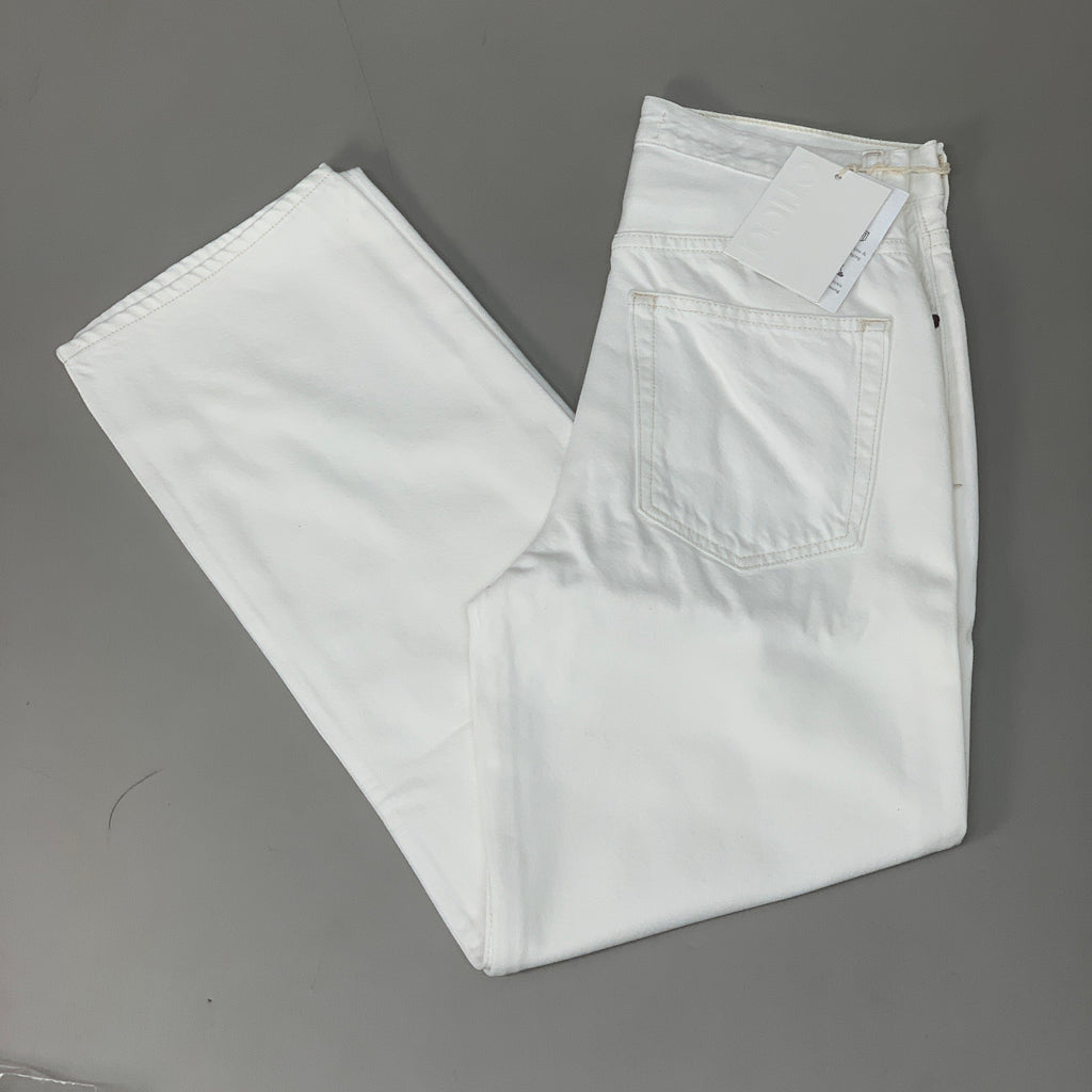 ETICA Tyler High Waist Straight Leg Ankle jeans Vintage White Size 28 EW180114A