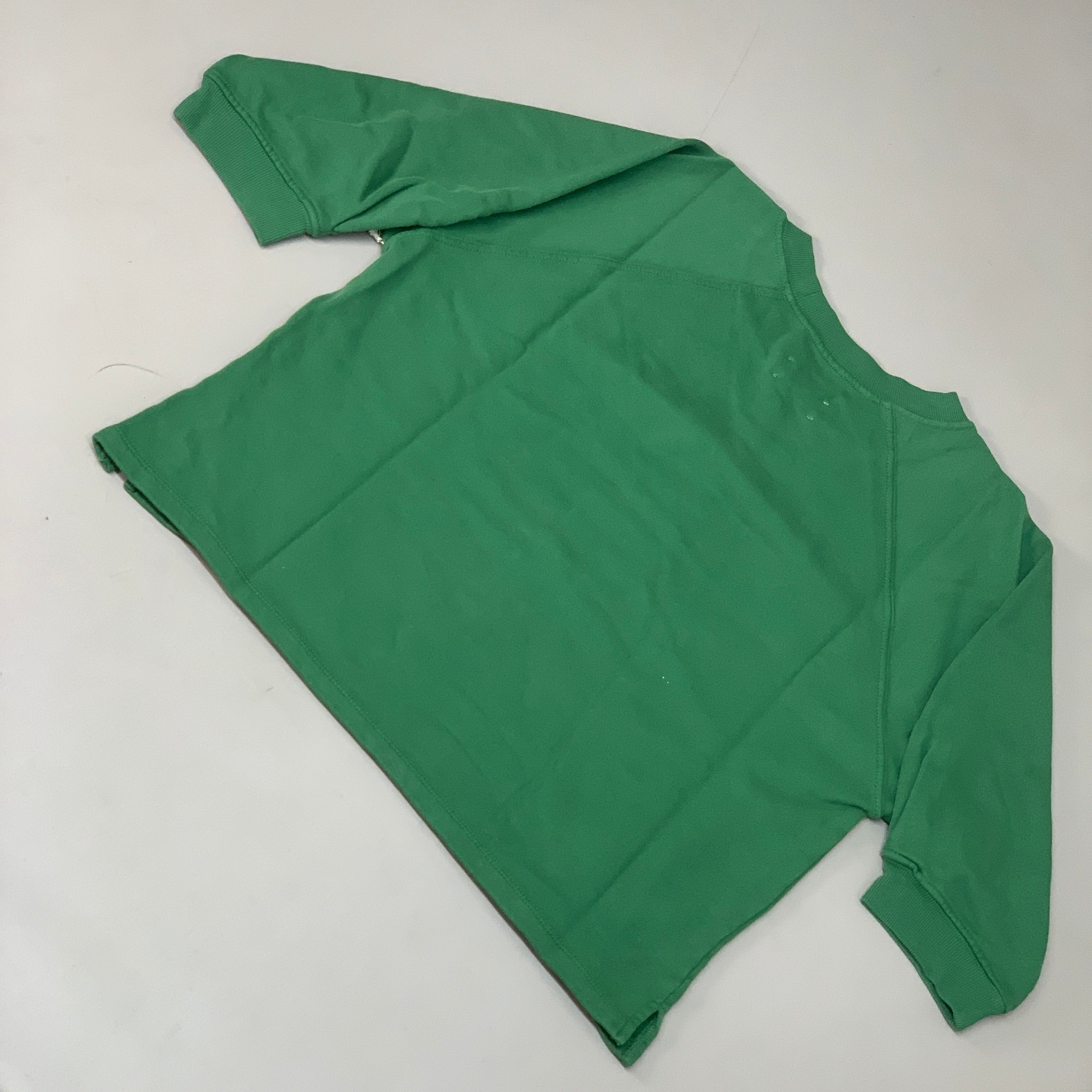 ETICA Fleur Raglan Sweat Top W/ Pintuck Sleeve Juniper Size Small EW174412