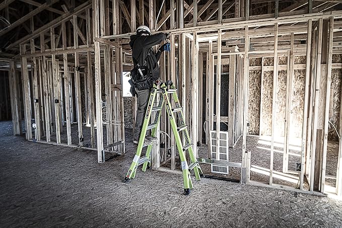 Little Giant Ladder Systems Dark Horse 2.0, M22, 22ft, Multi-Position Ladder, Fiberglass, Type 1A, 300 lbs Weight Rating, (16122-001)