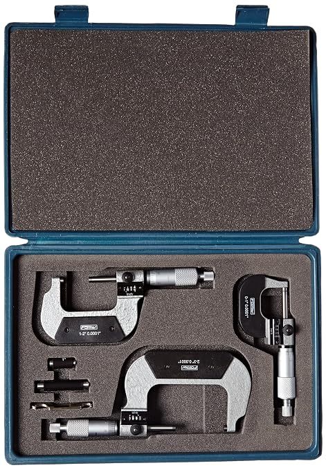 Fowler 52-224-103-0, Digit Counter Micrometer Set With 0-3" Measuring Range