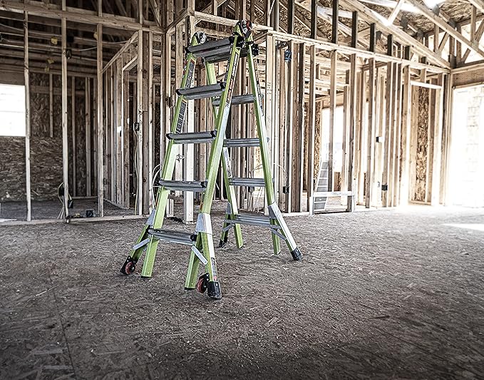 Little Giant Ladder Systems Dark Horse 2.0, M22, 22ft, Multi-Position Ladder, Fiberglass, Type 1A, 300 lbs Weight Rating, (16122-001)