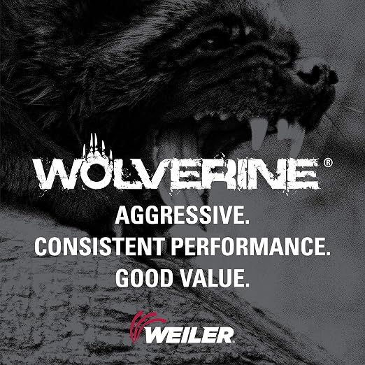 Weiler 56281 4-1/2 Inch Cutting Wheel, Wolverine AO Steel/Metal Fast Cutting, .045" A60T Type 1 7/8" Arbor, Pack of 25