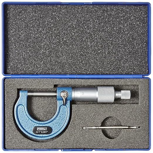 Fowler 52-253-101-1, Premium Outside Inch Micrometer With 0-1" Measuring Range