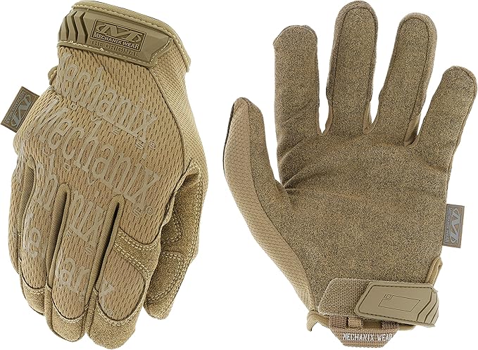 Mechanix Wear Original Tactical Glove - High Performance Anti-Slip Grip Safety Gloves - Impact Resistant & Touchscreen Capable - Medium - Coyote Brown