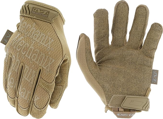 Mechanix Wear Original Tactical Glove - High Performance Anti-Slip Grip Safety Gloves - Impact Resistant & Touchscreen Capable - XX-Large - Coyote Brown