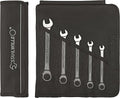 Stahlwille 96411705 Reversible Combination Ratcheting Spanners Open-Ratch Set, 5 Pieces, Size 8mm, 10mm, 13mm, 17mm and 19mm Spanner Openings, 72 Teeth, Bi-Hexagon, Made in Germany