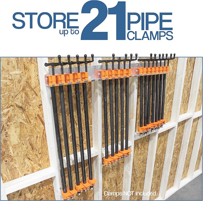 Fulton Woodworking Tools Pipe Clamp Modular Clamp Rack