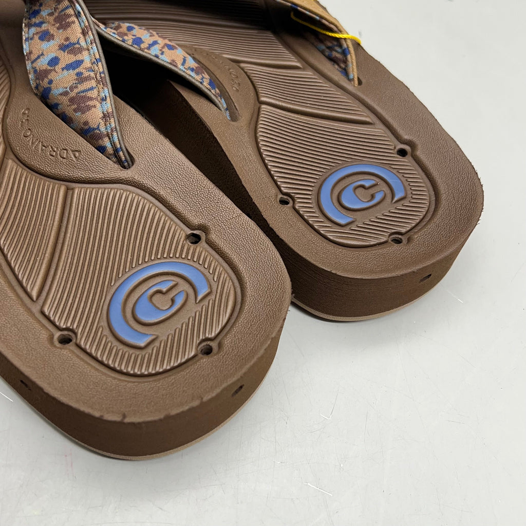 COBIAN Synthetic Suede Draino 3 Sandals  Men's Sz 12, EU 45 Brown HBD23-200-12