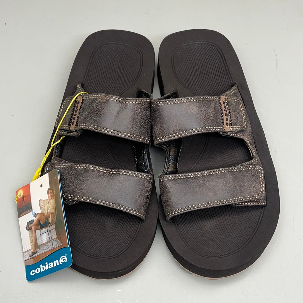 COBIAN Trestles Trek Slide EVA Top Sole Men's Sz 12, 45 Eu Chocolate TTS24-201-12