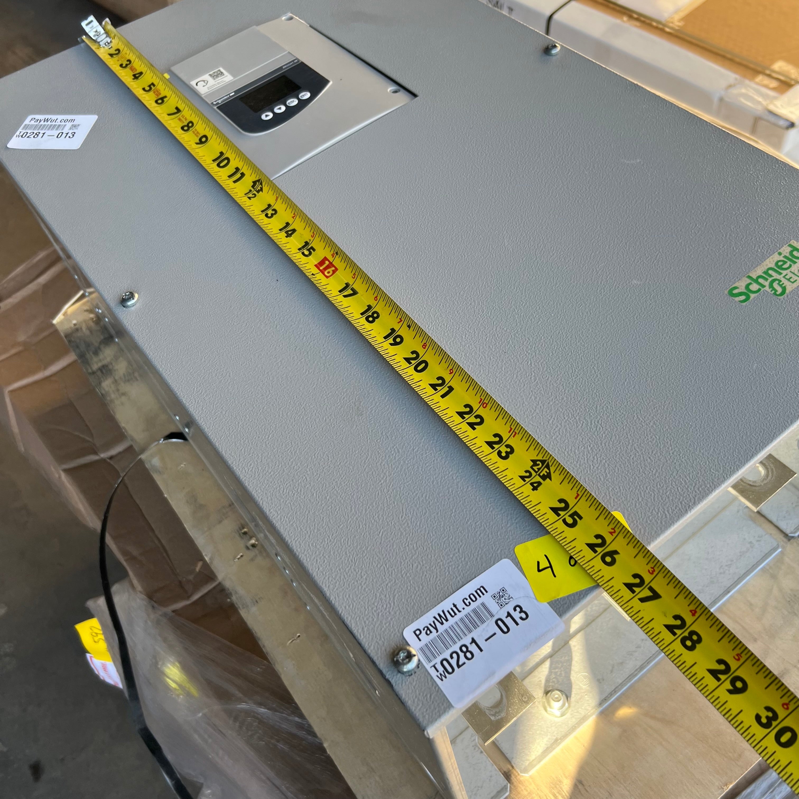 SCHNEIDER ELECTRIC Soft Starter Sz 26.5” H x 16” Lx11.5” W ATS48CC1YS316