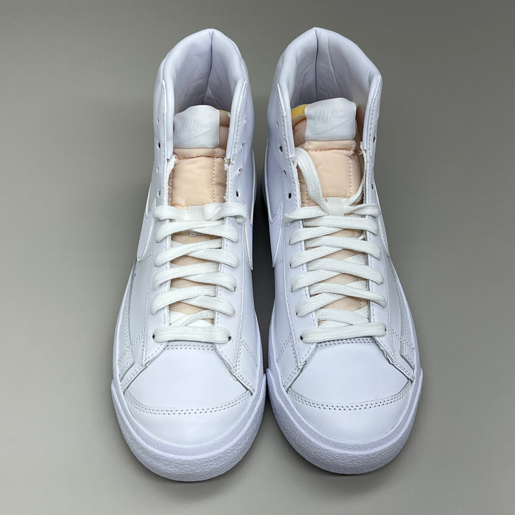NIKE Blazer Mid 77' High-top Shoes SZ Womens 8 Mens 6.5 White & Peach CZ1055-117
