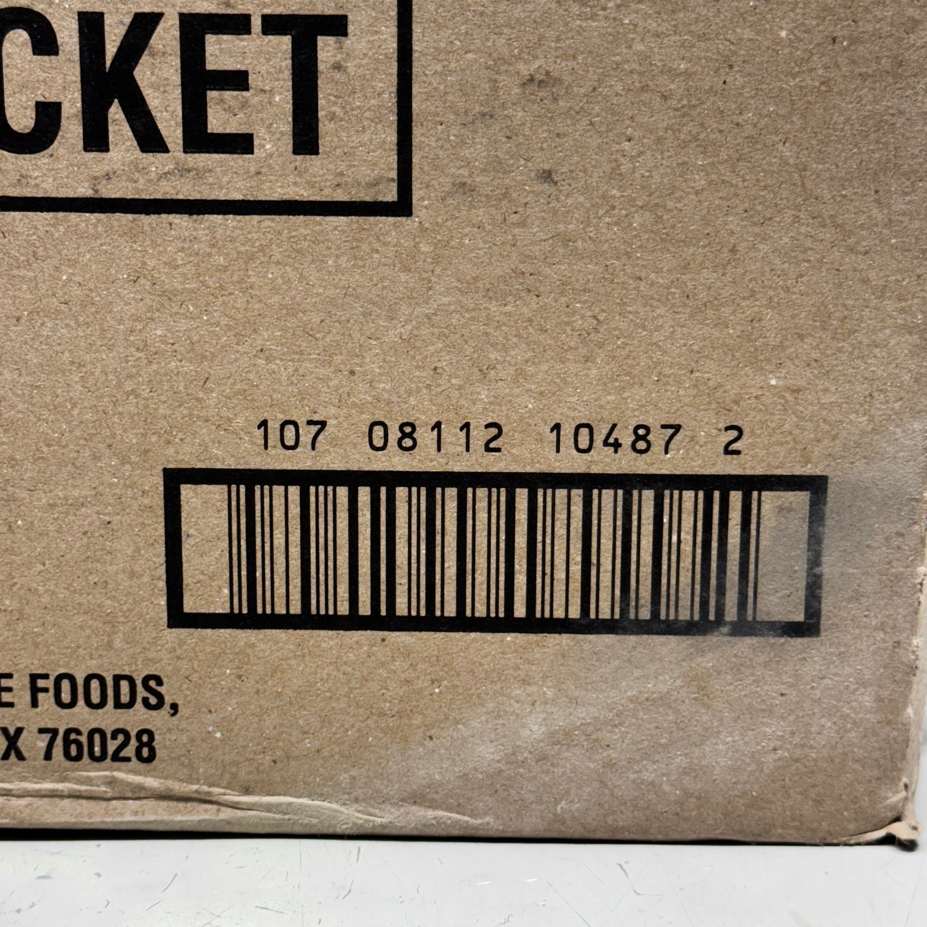 ZA@ KETCHUP (1500 Count) Packet 29.76 Lbs 123313 BB 11/25 (New Other, Distressed Box)