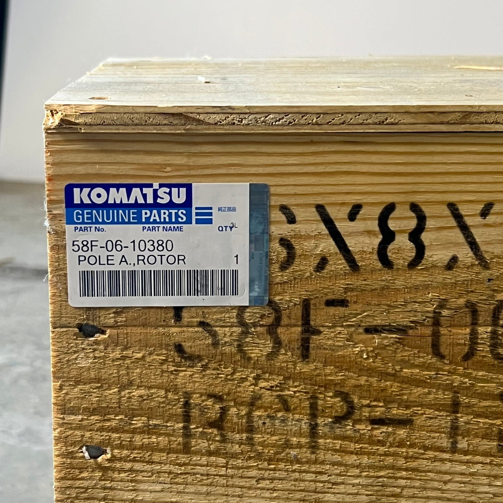 KOMATSU Pole a Rotor Sz 31" L x 5" H x 6" W, Grey 58F-06-10380