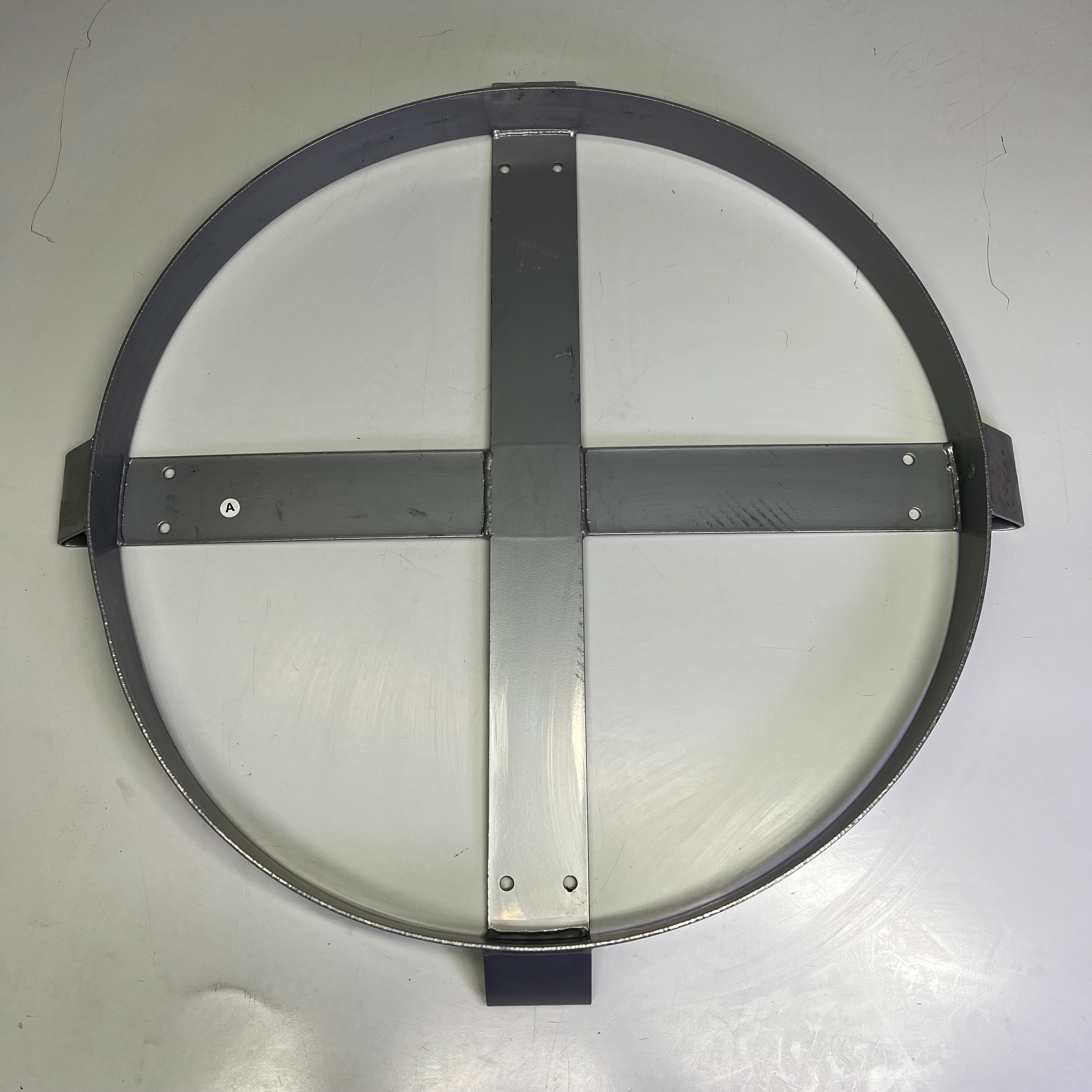 PENTAGON 55 Gallon Drum Dolly W/ Hardware 26.5" x 26.5" Gray 83-DT5493 5042