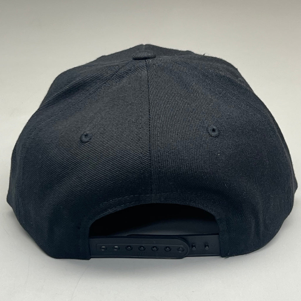 YUPOONG (10 PACK) Classic Snapback Baseball Cap Hat Black Bulk!