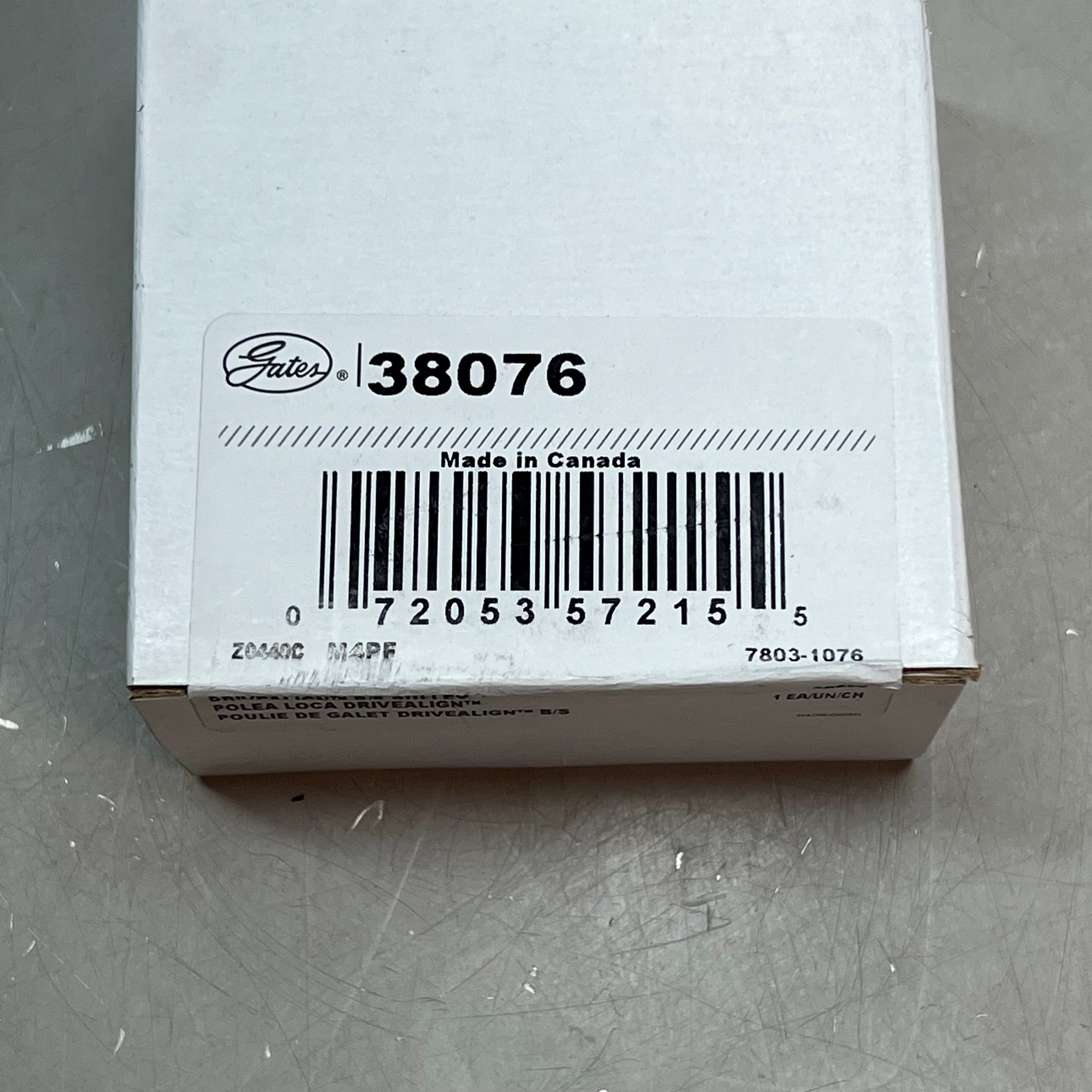 GATES Drive Align B/S Pulley For Freightliner, Western Star & Sterling 38076