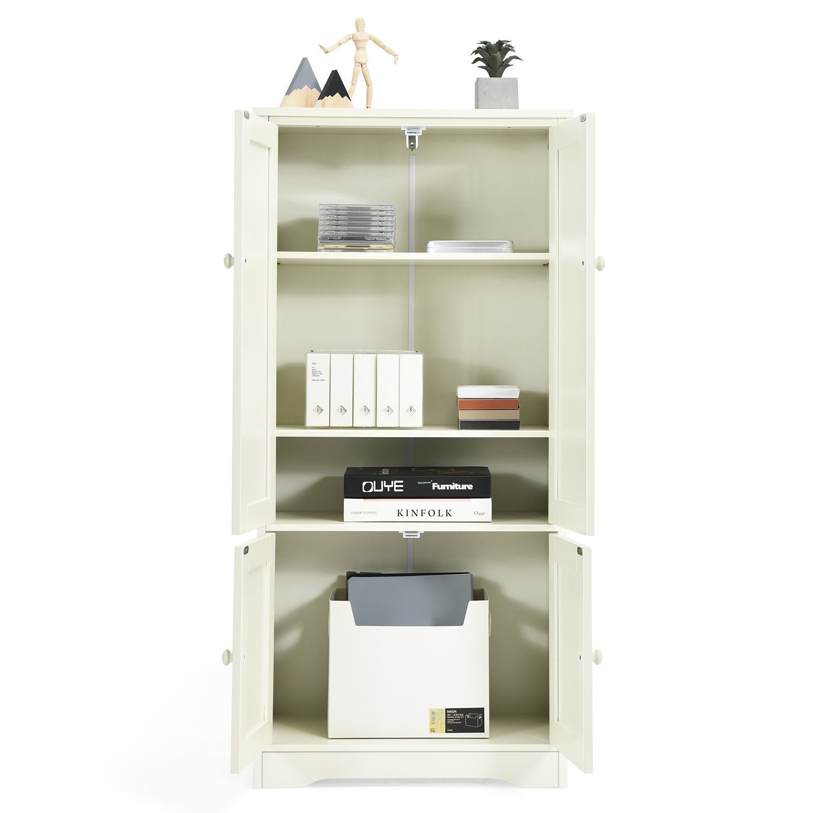 Accent Storage Cabinet Adjustable Shelves