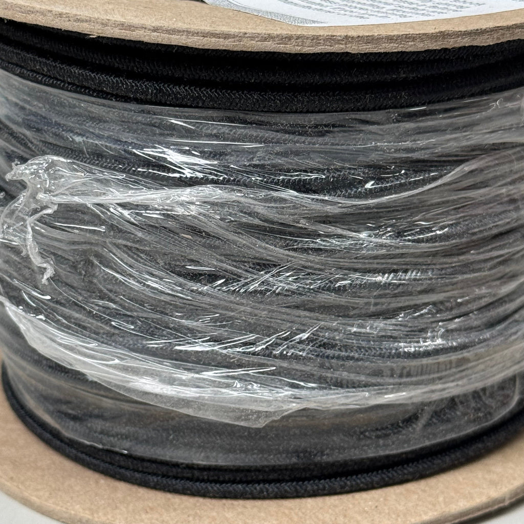 CWC (2 PACK) Rubber Shock Cord Filament Rubber - 1/8" x 250' Black 162002