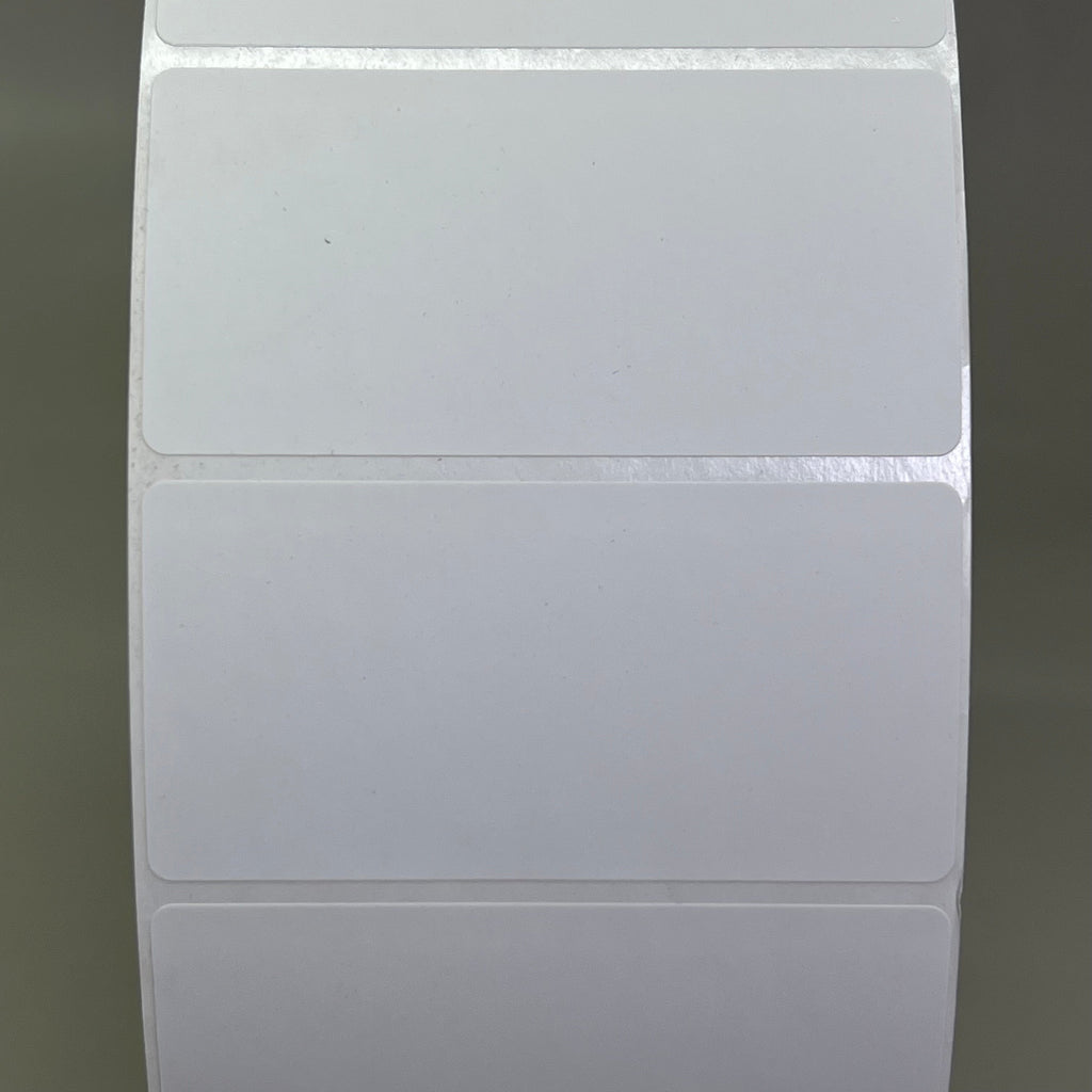 Roll Low Blank Labels 14OD (11000 Labels) Sz 4" L X 2" W White F030041