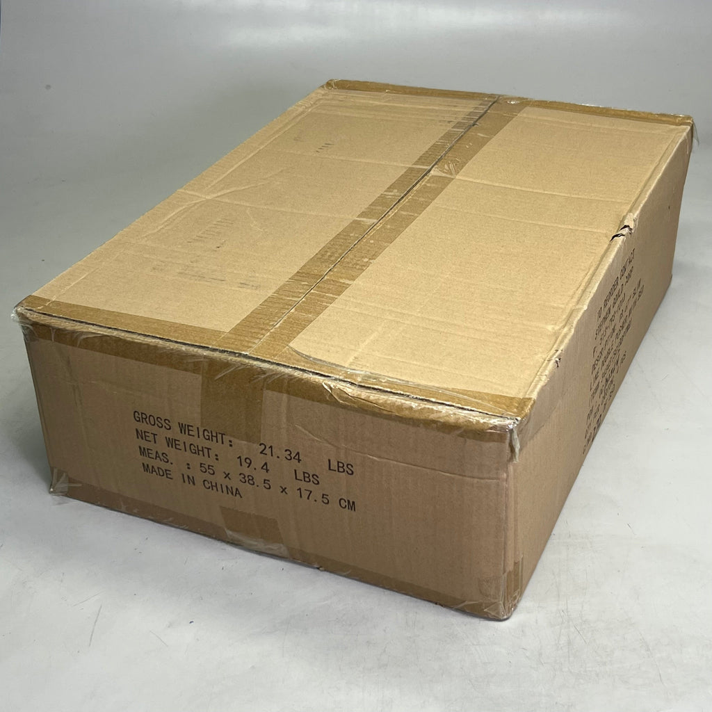 STEPHEN GOULD CORP (4 PACK) 18.67" Slim Line Double Pushers Tray With Bed Black