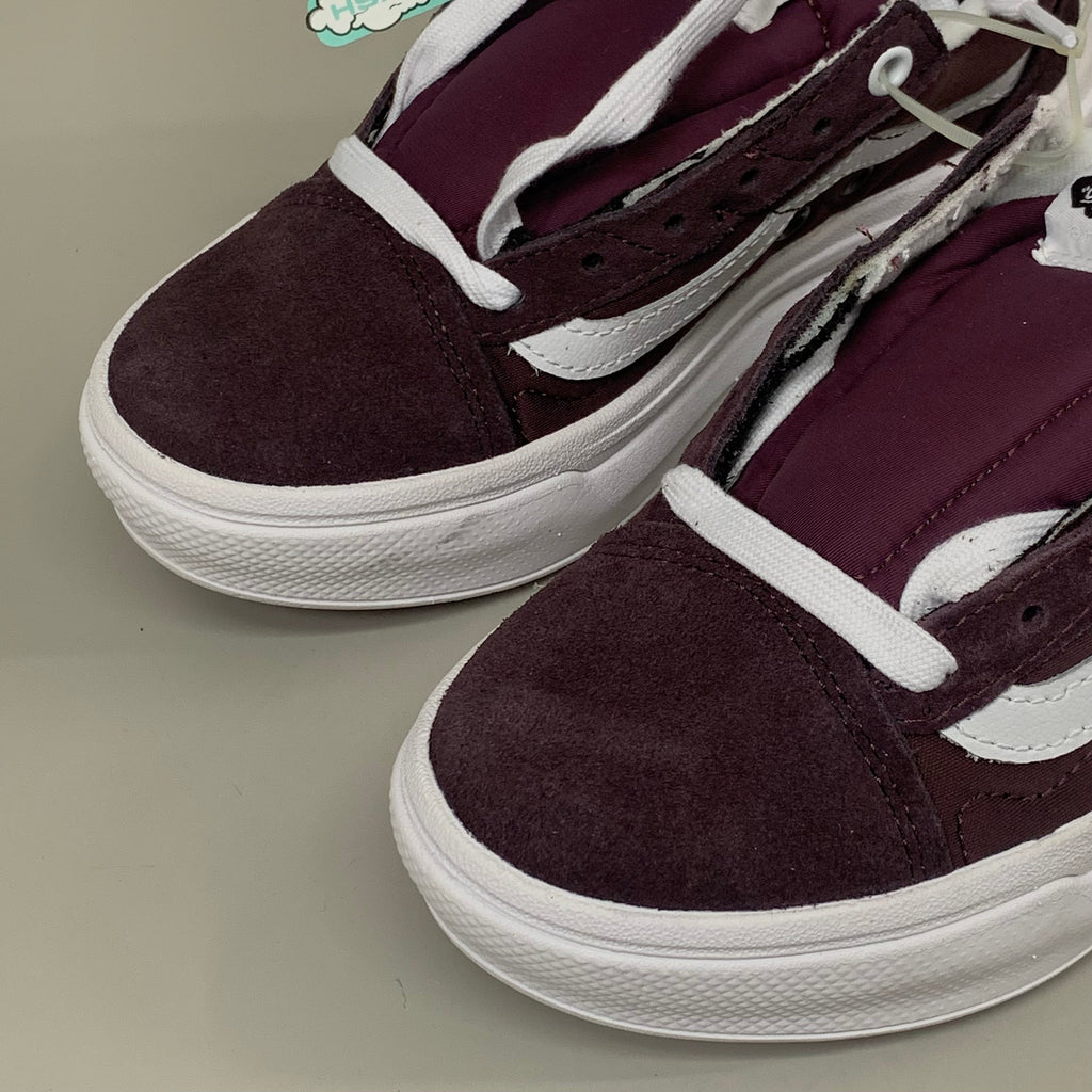 VANS Old Skool Overt Sneakers Extra Cushion Men's SZ 4 Women's SZ 5.5 Burgundy