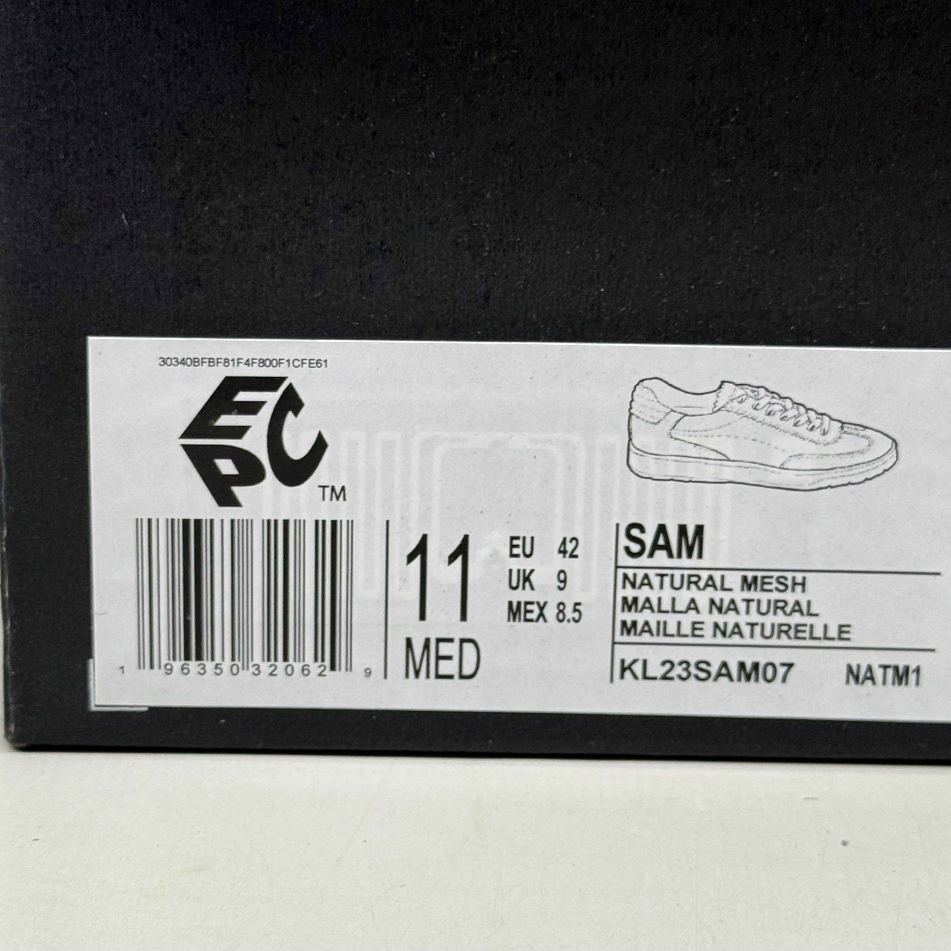 KENNETH COLE Sam Raffia Mesh Sneaker Women's Sz 11 Natural Mesh KL23SAM07