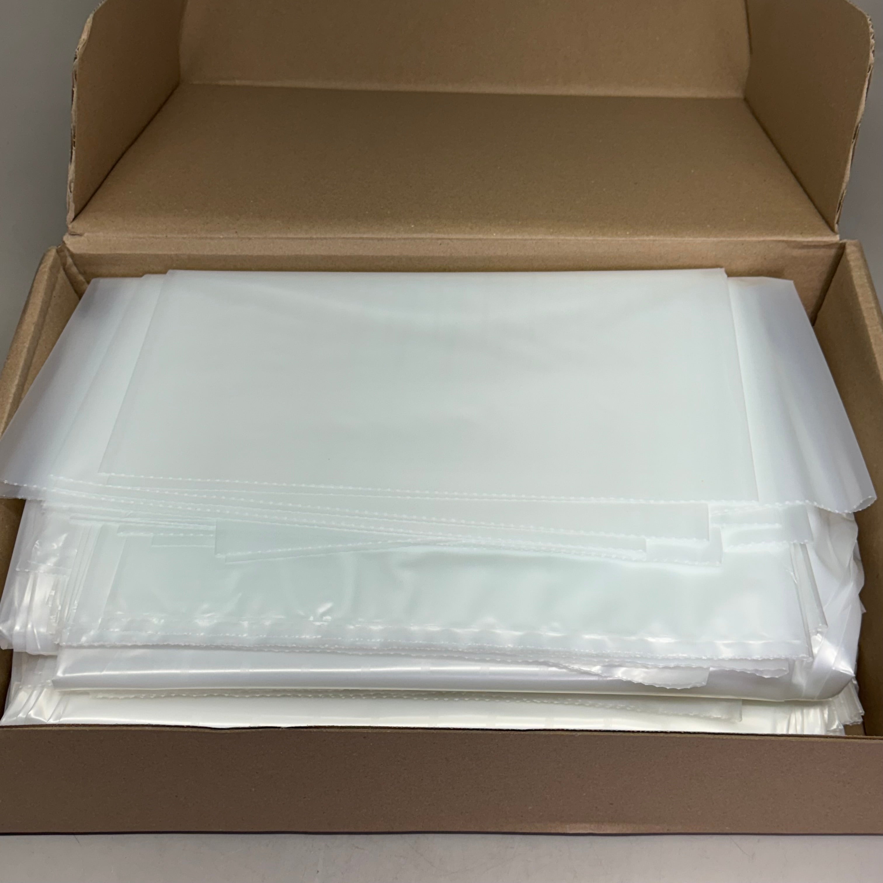 BERRY PLASTIC (120 Bags) Plastic Bags Sz 34 x 34 x 004, Clear J1492012