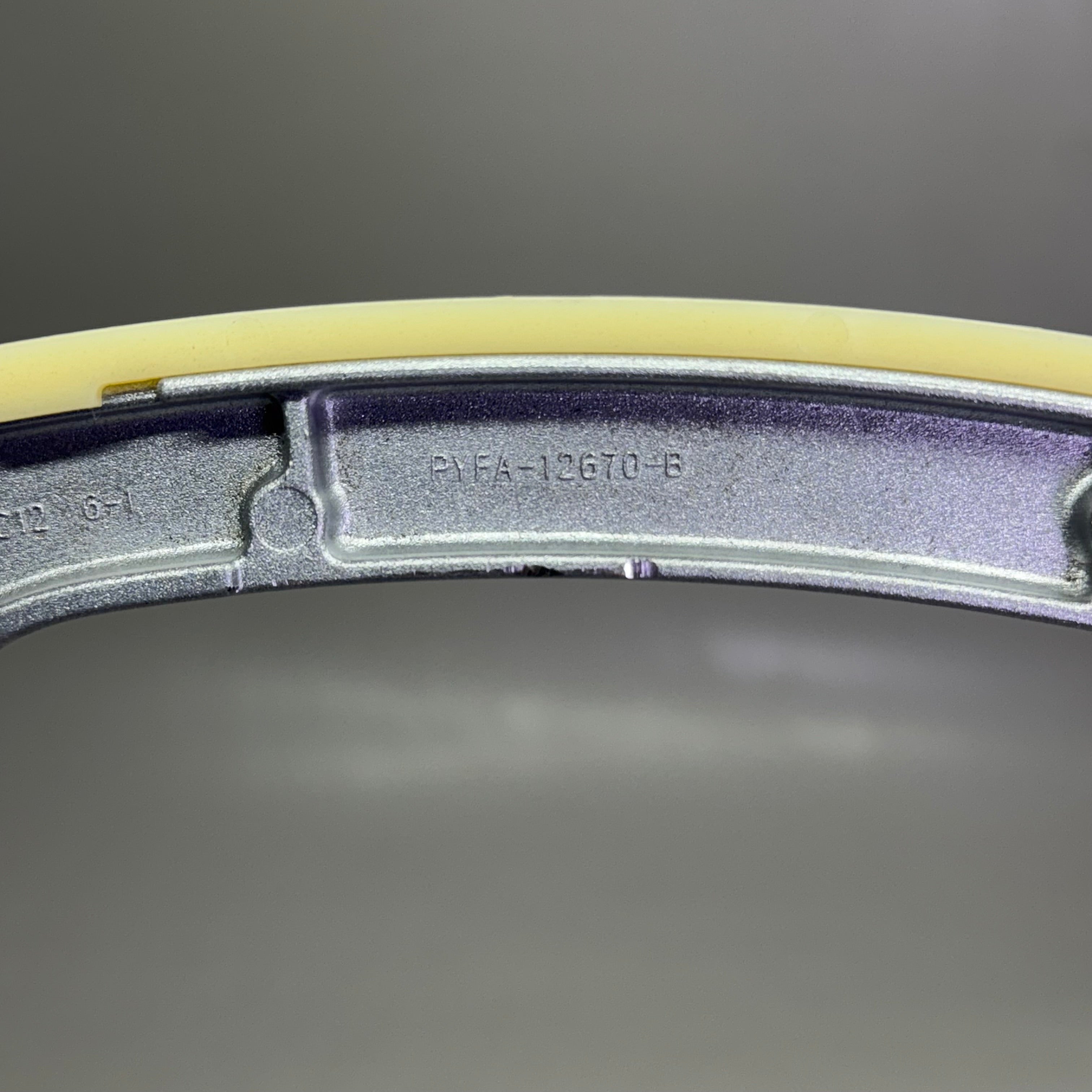 MAZDA (2 PACK) Timing Deflector Curve Sz 11" L, Grey PYFA-12670-B