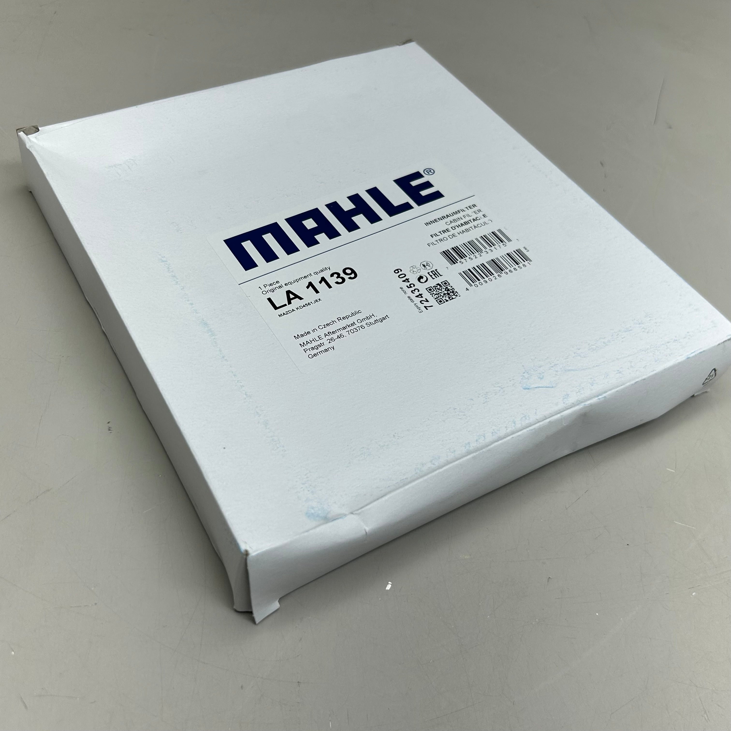MAHLE Cabin Air Filter Replacement Parts For Mazda  LA1139
