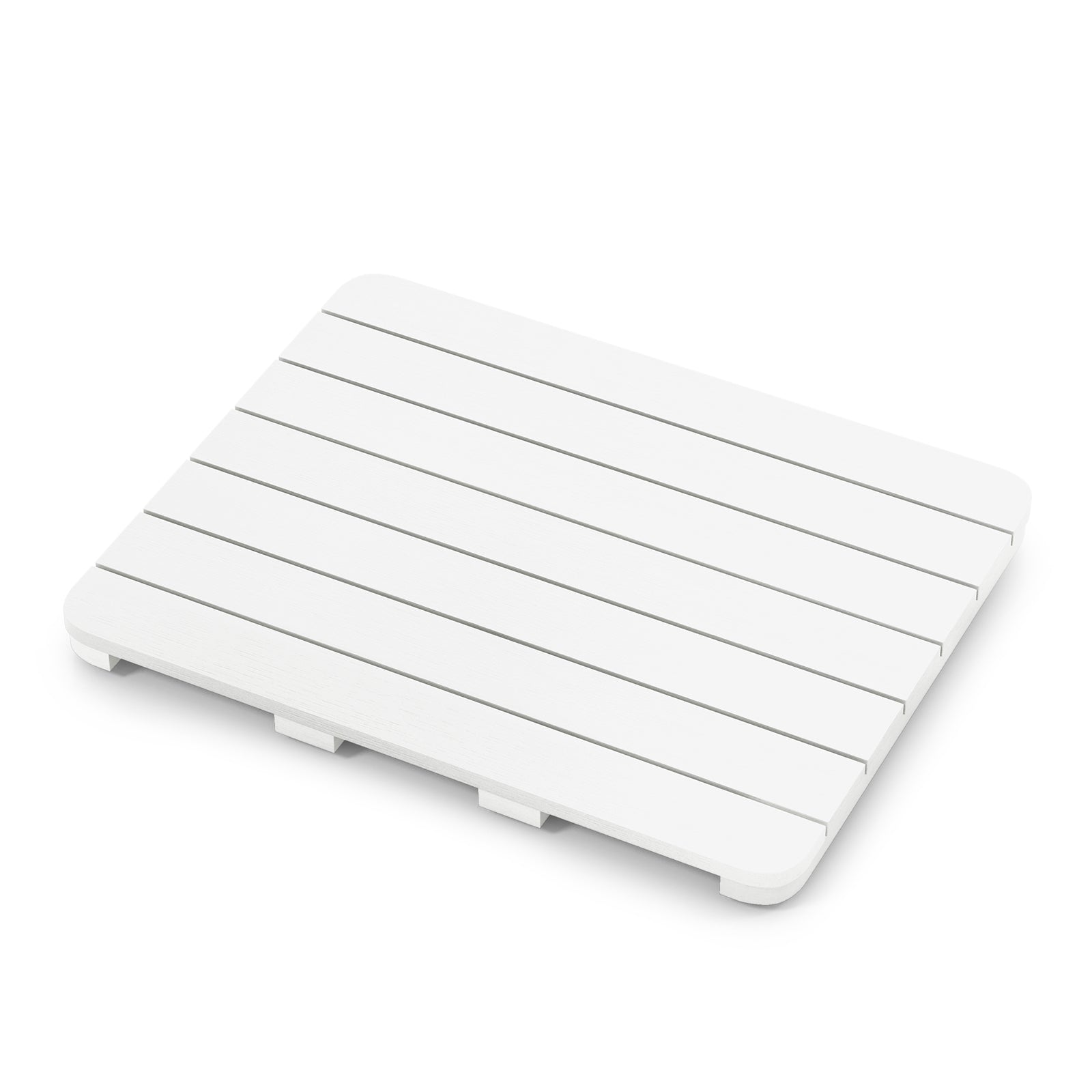 Waterproof HIPS Bath Spa Shower Mat with Non Slip Foot Pads