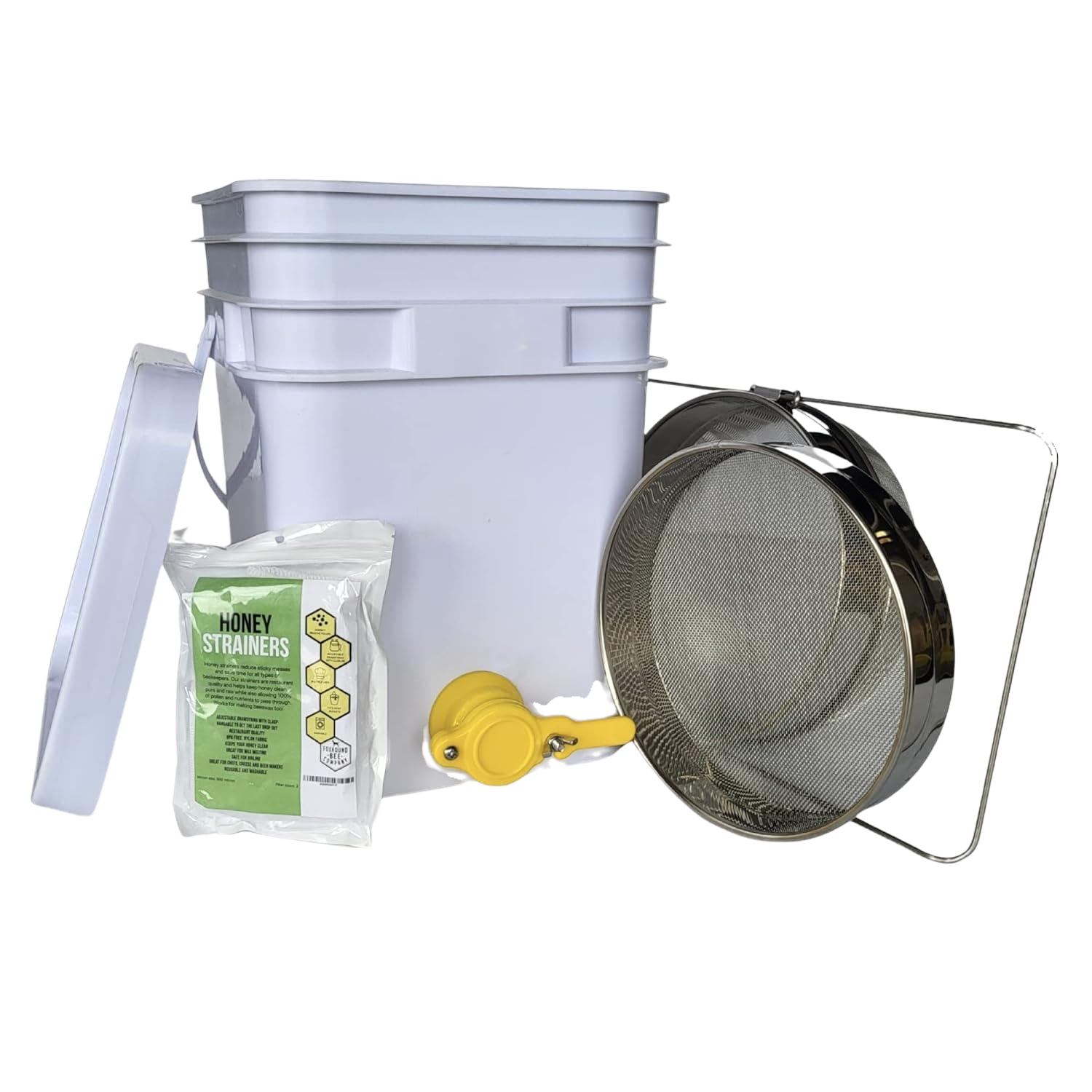 Bottling Bucket Kit with Honey Gate and Strainers