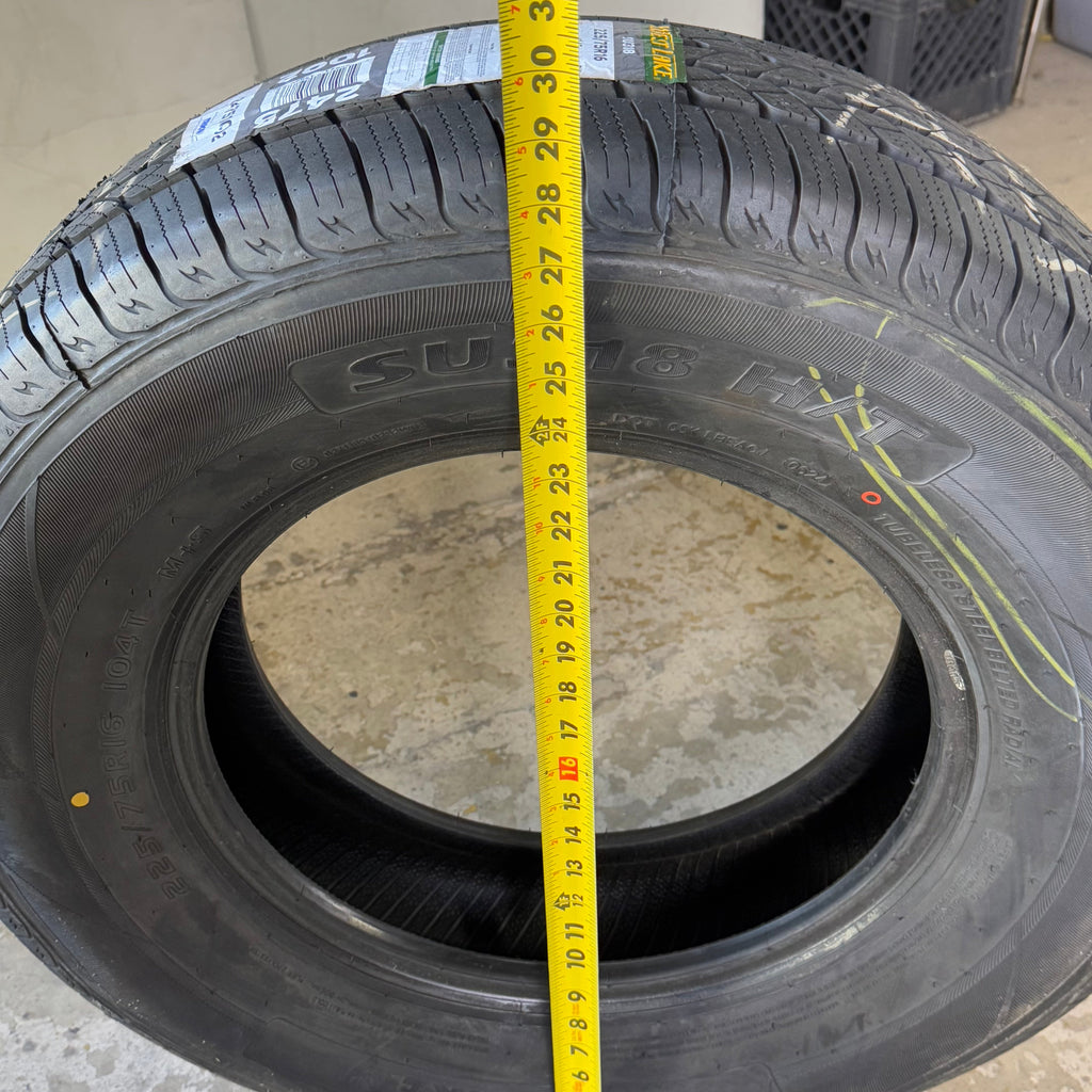 WESTLAKE All-Season Radial Tire Sz 225/75R16 104T Black SU318