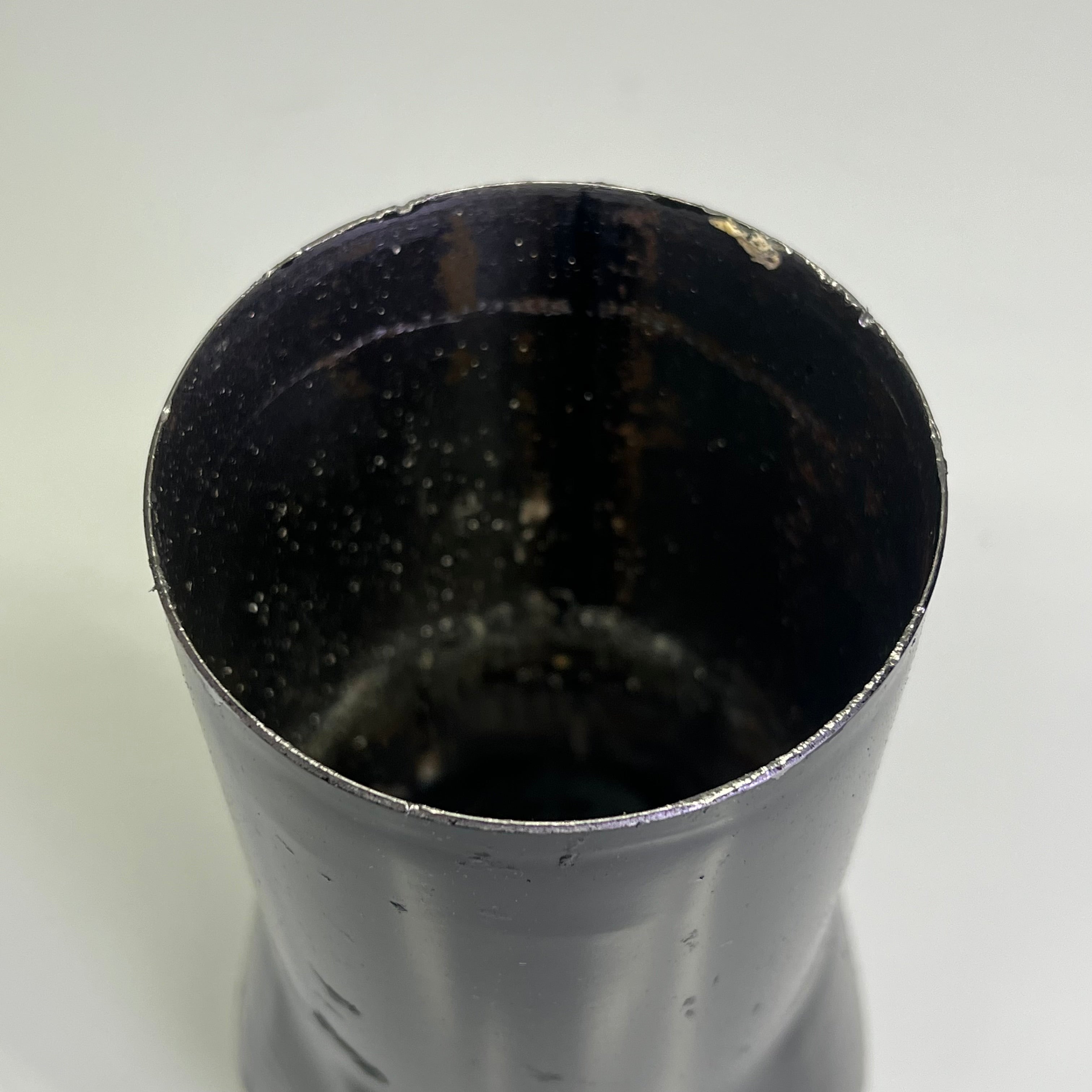 SCHOENFELD Steel Slip-On Collector 1-7/8 3-1/2" Outlet 9" Long Black SCHSO83541