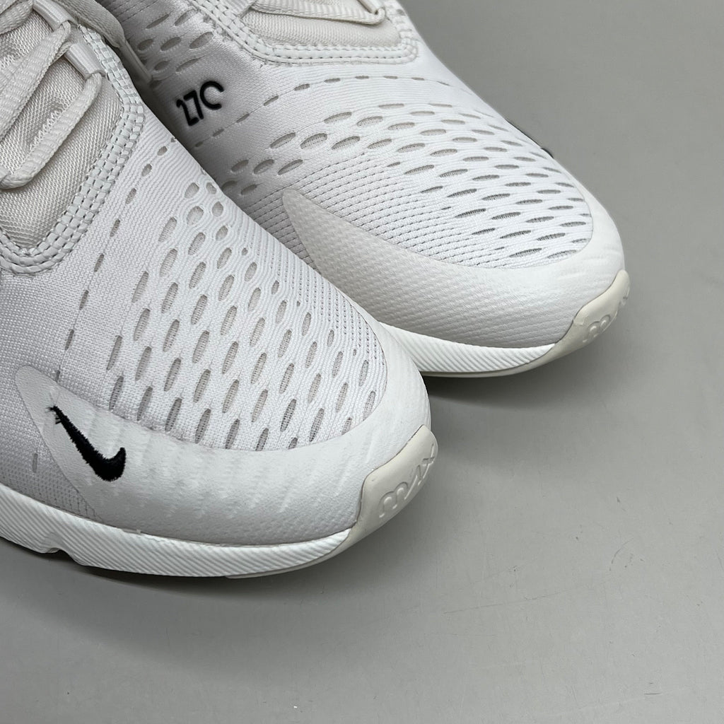 NIKE W Air Max 270 Foam Insole Mesh Shoes Women's Sz 7 White Gold DZ77736 001