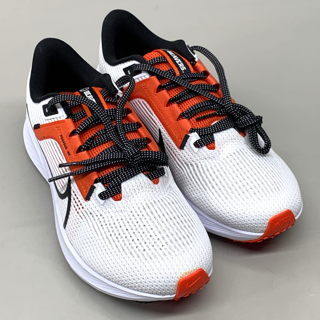 NIKE Zoom Pegasus 40 Oregon St Shoes White Team Orange & Black 15.5 W 14 M DZ5954-100