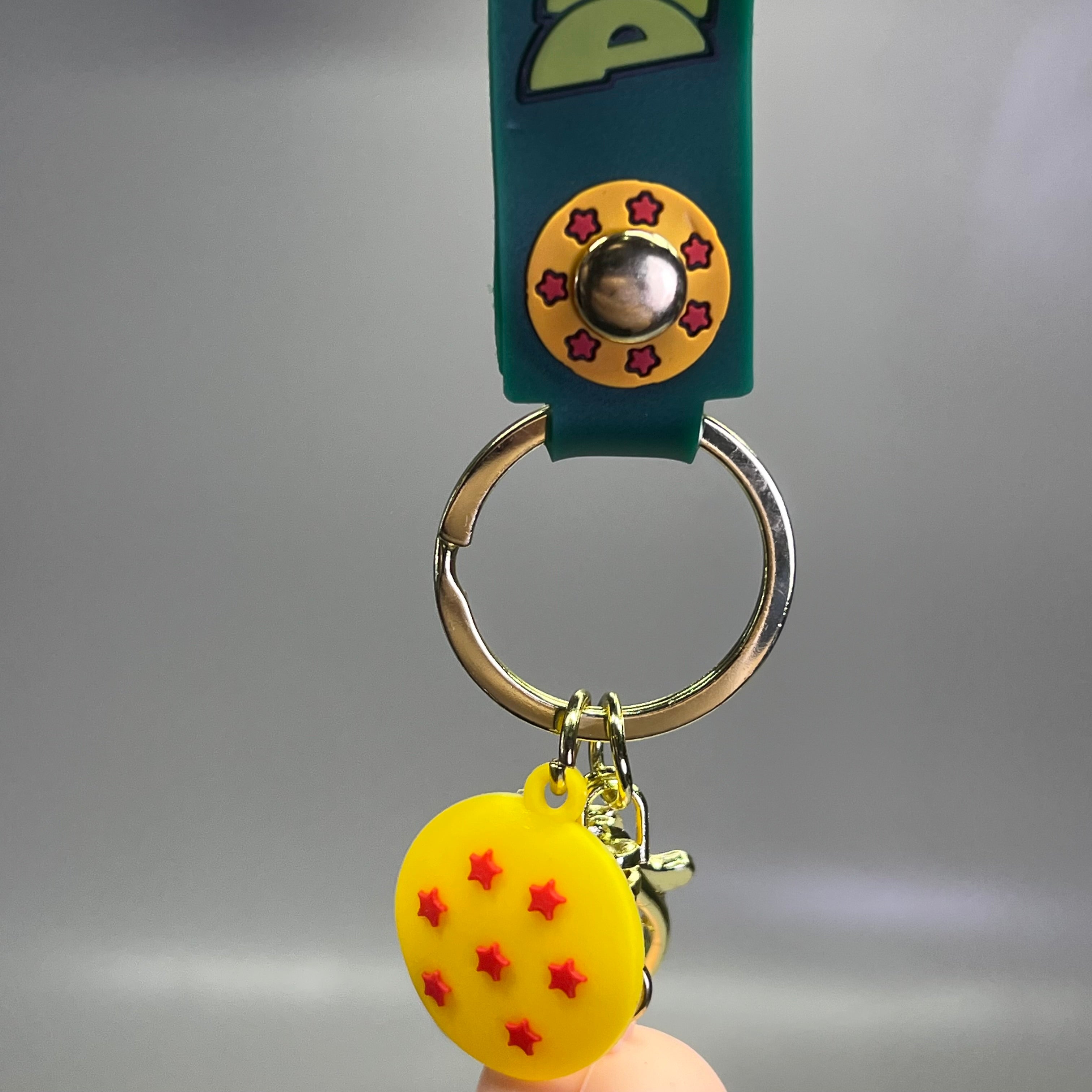 DRAGON BALL Z  (12 PACK) Assorted Anime Characters Keychain w/ Wrist Band 9"