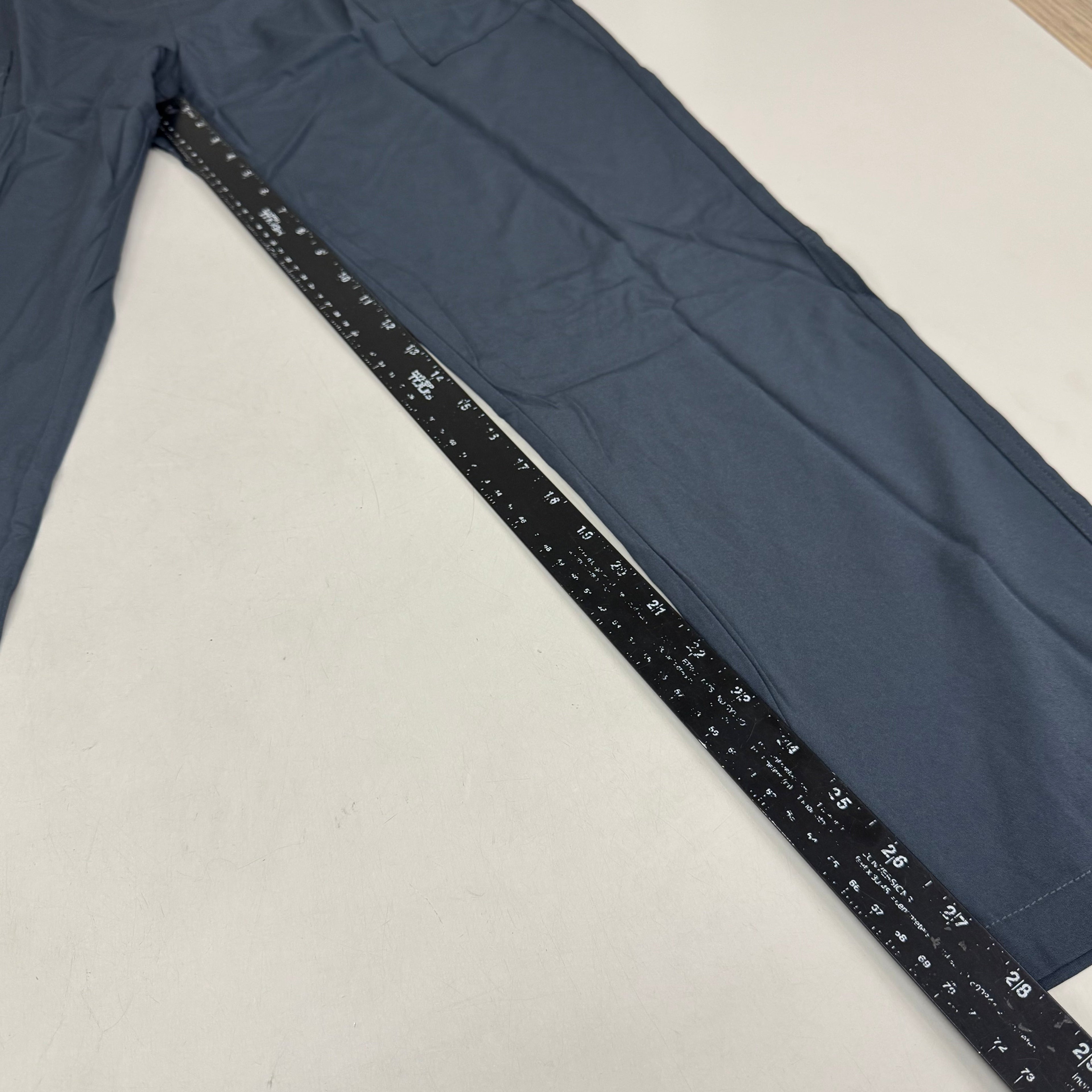 GREEN TOWN 4 Flex Scrubs Jumpsuit Cinch In Waist Women's Sz M Pewter GFX-023AST