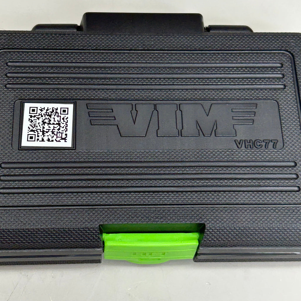 VIM TOOLS (77 PCS) Low Profile Master Bit Set 5/8" Long Bits Black VHC77